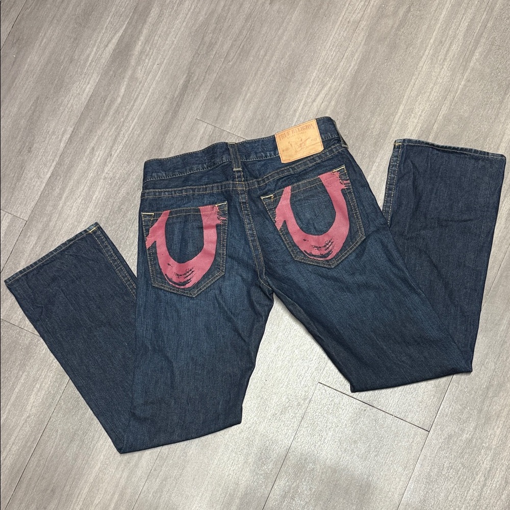 Men's Blue True Religion Jeans
